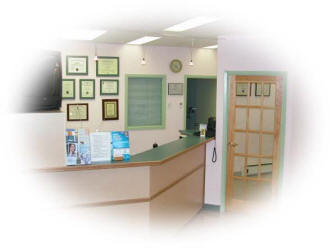 Reception area at Dr. Lo Dental Office